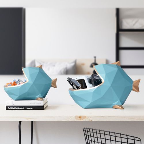 Abstract Fish Storage Box
