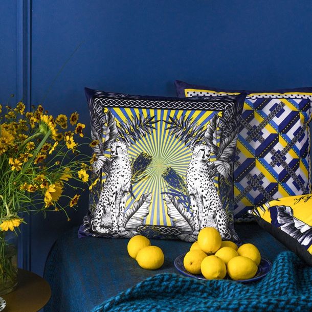 Animal Printed Velvet Cushion Cover