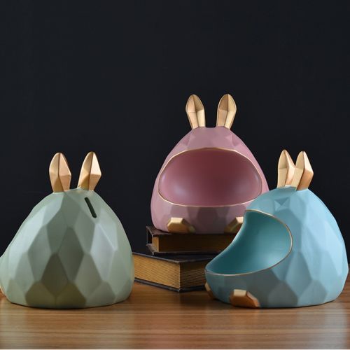 Abstract 3D Rabbit Storage Box