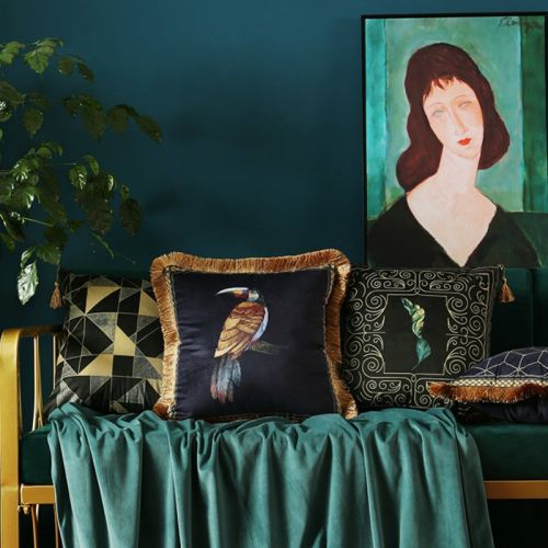 Rainforest Birdy Velvet Covers