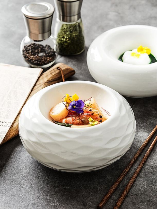 Spherical Ceramic Plate