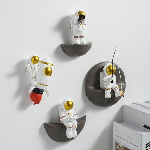 Astronauts In Space Wall Decor