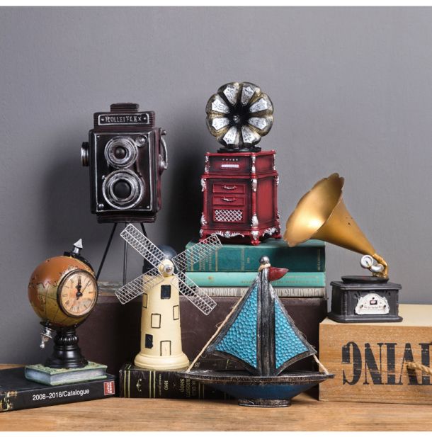 Retro Style Vintage Equipment Ornaments