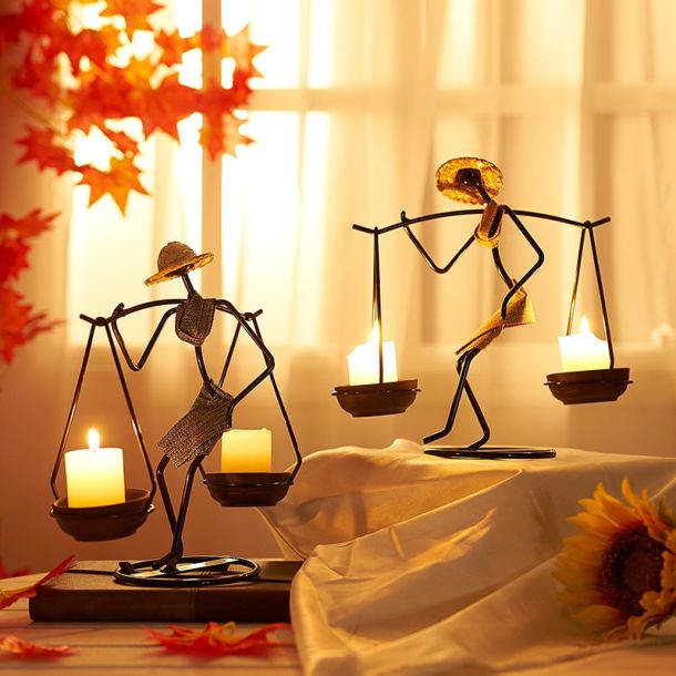 Shoulder Pole Vintage Candlestick