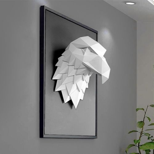 Abstract Eagle Head Bust Statue