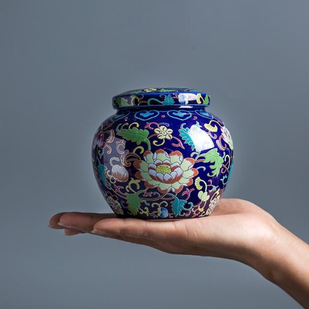 Chinese Enamel Tea Pot