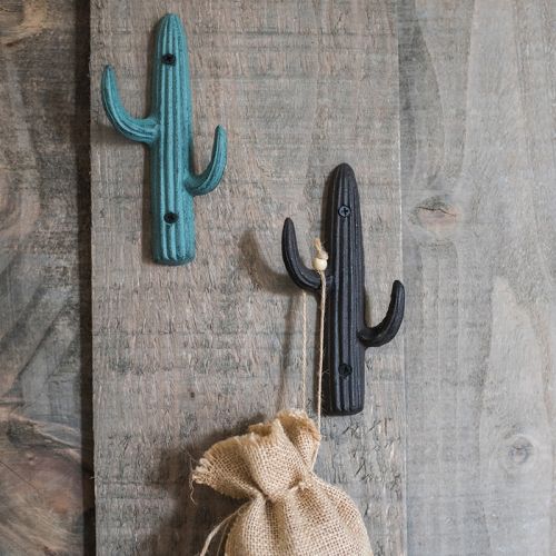 Cactus Wall Hanging With Hooks