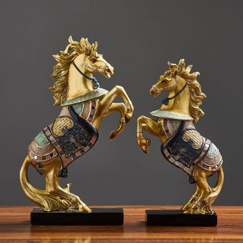 Feng Shui Resin Horse Figurines
