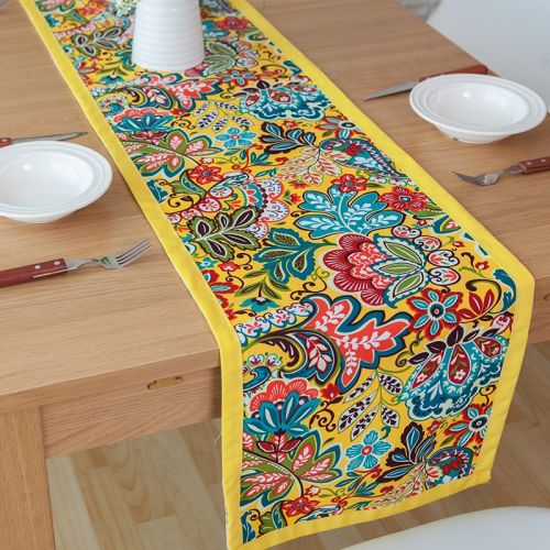 Chinese Floral Table Runner