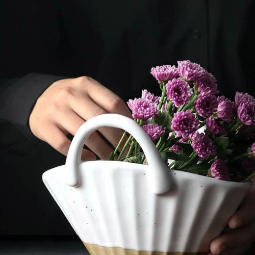 Keep Them in Your Bag Retro Decor Vase