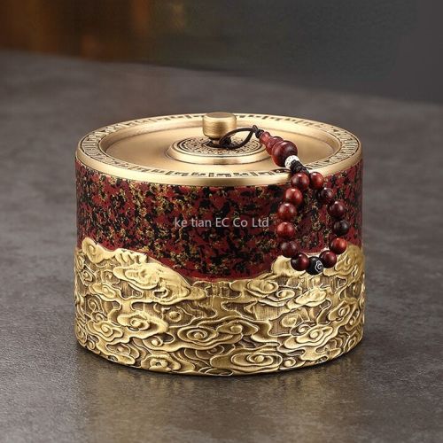 Luxury Brass Sealed Jar