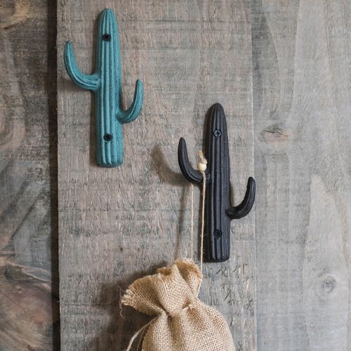 Cactus Wall Hanging With Hooks