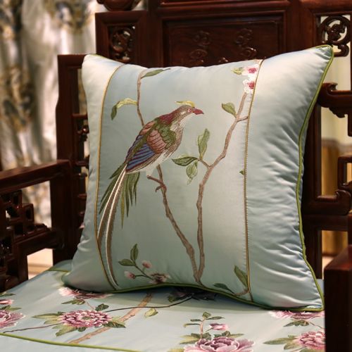 Chinese Floral Cushion Cover