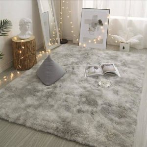 Grey Plush Rug