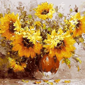 Oil Painting Of Flowers Wall Art