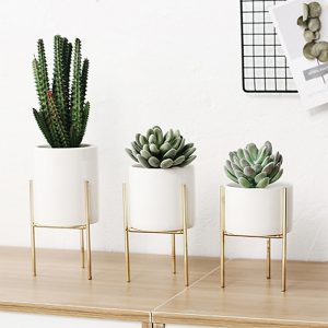 Ceramic Planter With Frame