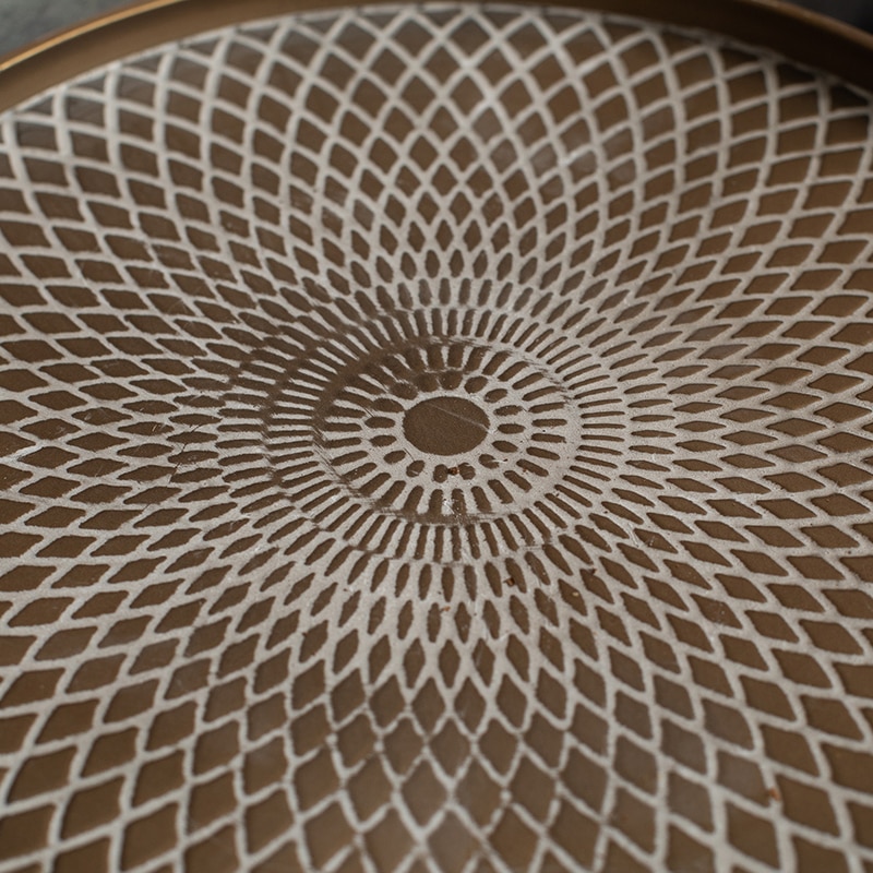 Wrought Iron Round Tray Racks - Image 5
