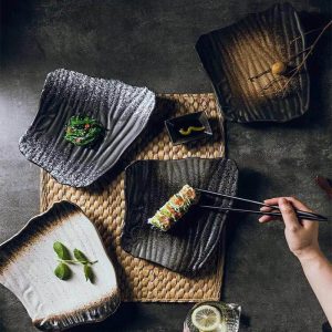 Asymmetric Ceramic Trays