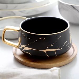Condensed Shaped Ceramic Coffee Cups