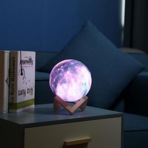 3D Colored Moon Lamp