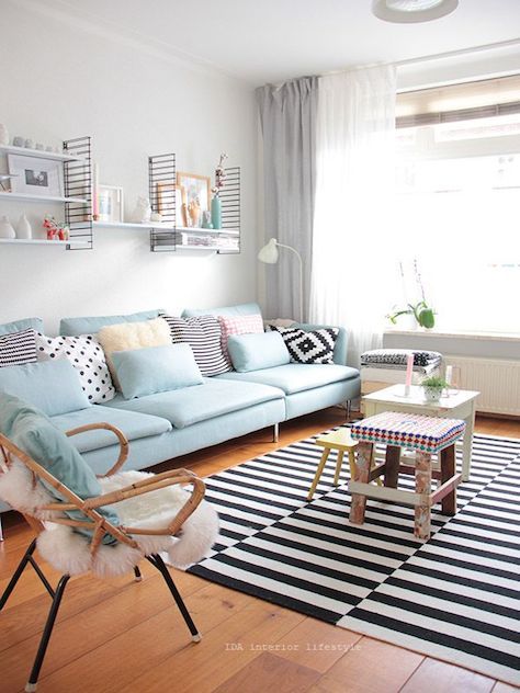 1. Bet on white Scandinavian style