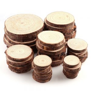 Natural Pinewood Unfinished Coasters