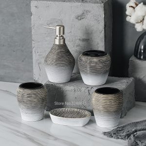 Porcelain Bathroom Set