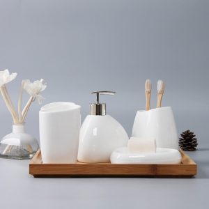 Ceramics Bathroom Accessories Set