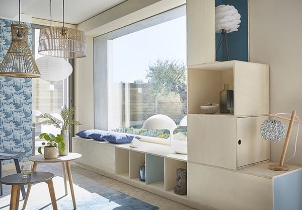 A Piece Of Furniture To Frame The Bay Window