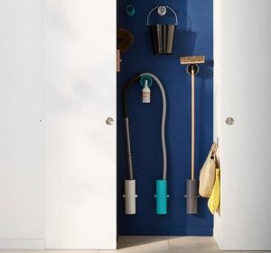 Store Brooms And Accessories In PVC Tubes