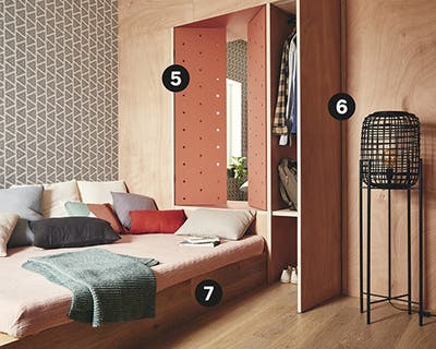 The strong points of the room in addition
