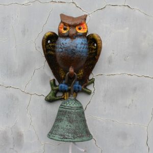 Antique Owl Front Door Hanging