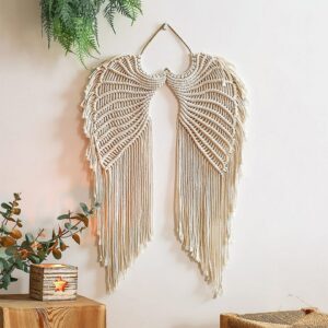 Angel's Wing Woven Wall Hanging