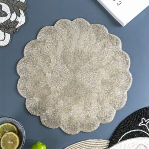 Hand-Beaded Western Placemat